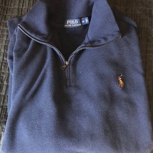 Men’s Polo Ralph Lauren zip up sweater size M navy